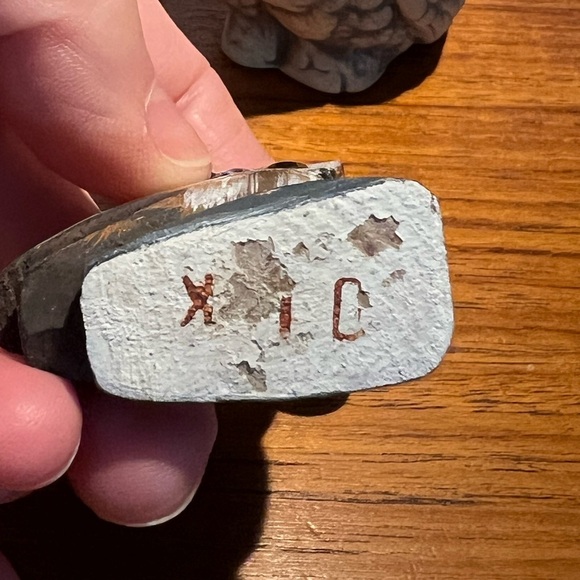 Collectable vintage miniature owls set of four Japanese Pottery Wood Mcm - Picture 14 of 14